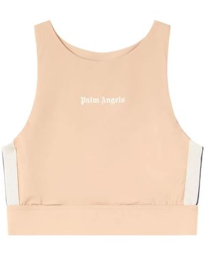 Palm Angels クロップドトップ - ナチュラル