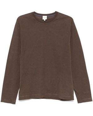 Paul Smith ファインニット Tシャツ - ブラウン