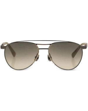 Brunello Cucinelli ノーズパッド サングラス - グレー