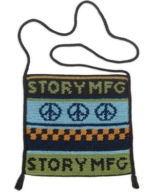 STORY mfg. Stash Schultertasche - Grün