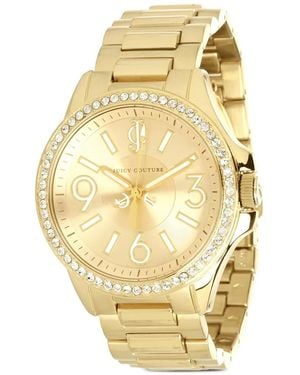 Juicy Couture Jetsetter Crystal Bezel 37Mm Watch - Metallic