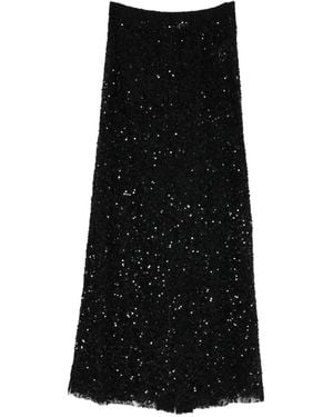P.A.R.O.S.H. Jupe Longue À Sequins - Black