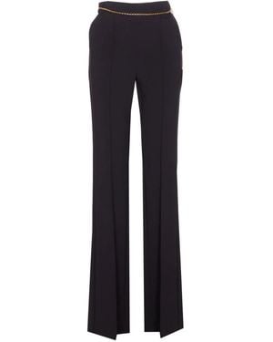 Elisabetta Franchi Chain-detail pants - Blau