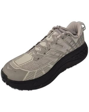 Hoka One One Lace-Up Sneakers - Gray