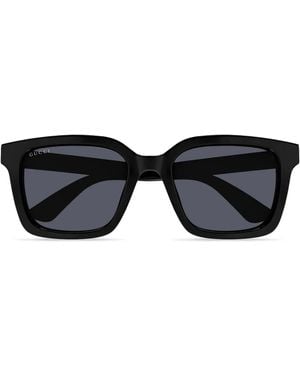Gucci スクエアフレーム サングラス - ブラック