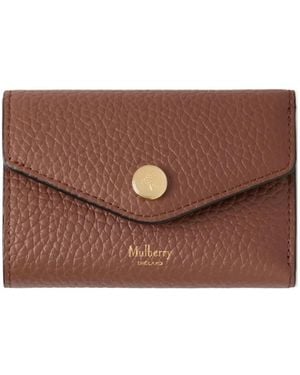 Mulberry Portemonnee Met Logoprint - Bruin