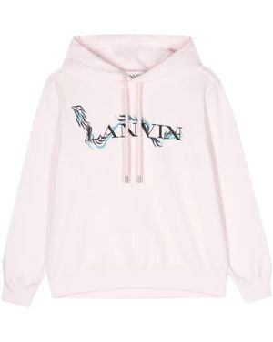 Lanvin Felpa Con Cappuccio - Rosa