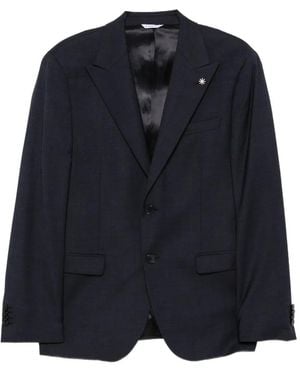 Manuel Ritz Traje Con Botones - Azul