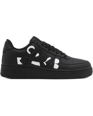 Comme des Garçons X Nike Air Force 1 Low Sneakers - Schwarz