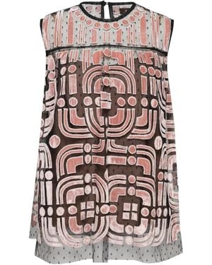 Biyan Blusa Con Estampado Geométrico - Rosa