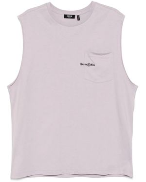 FIVE CM Logo-Embroidered Vest - Pink
