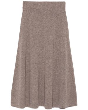 Agnona Fine-knit Skirt - ブラウン