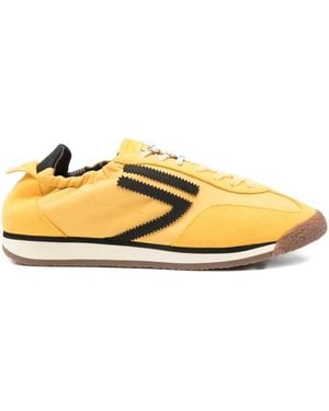 PURAAI Panther Sneakers mit Streifendetail - Gelb