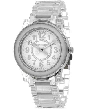 Juicy Couture Hrh Crystal-Embellished 37Mm Watch - Grey