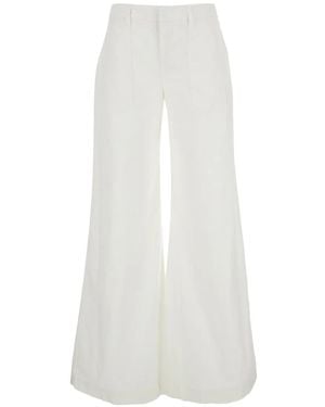 ..,merci Wide-Leg Palazzo Pants - Blanco