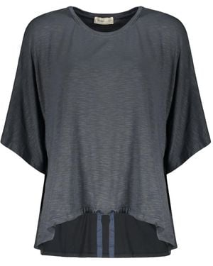 Herno ワイドスリーブ Tシャツ - ブラック