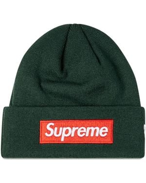 Supreme X New Era Box Logo Beanie - Green