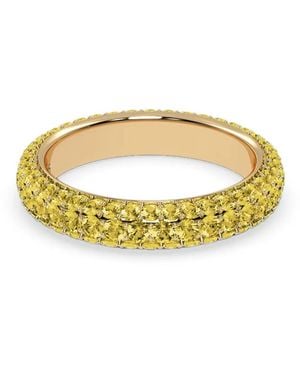 VEYNOU 18Kt Recycled Pavé Diamond Ring - Metallic
