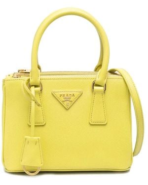 Prada Borsa Tote Mini Galleria - Giallo