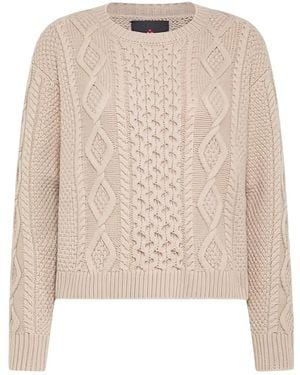 Peuterey Tracy Ws Cable-Knit Jumper - Natural
