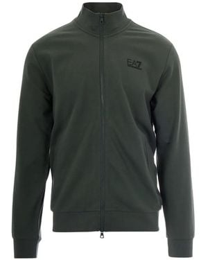 EA7 Zip-Fastening Sweatshirt - Green