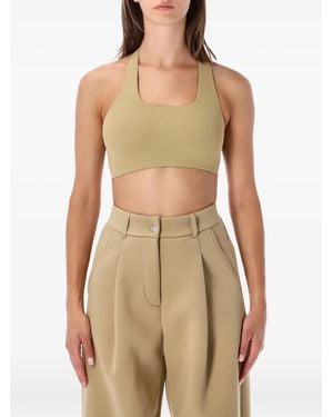 Nike Zenvy Asymmetric Cutout Light-Support Sports Bra - Natural