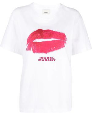 Isabel Marant Ben ロゴ Tシャツ - ピンク