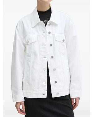Miss Sixty Buttoned Graphic Jacket - White