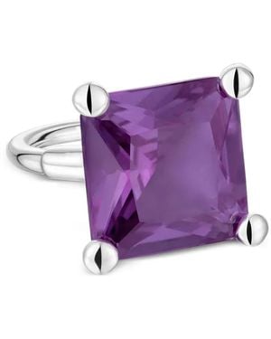 Tous Eckiger Ring Mit Amethyst - Lila