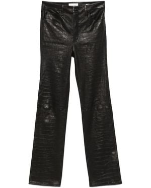 FRAME The Leather Ruler Broek - Zwart