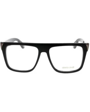 Roberto Cavalli Square-Frame Glasses - Black
