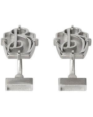 Burberry B-Charm Cufflinks - Metallic