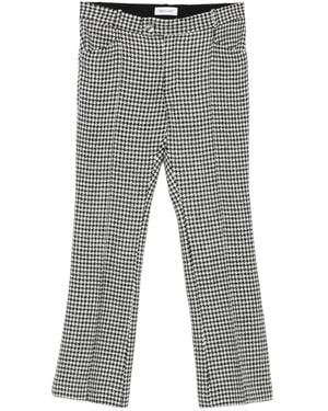 Ernest W. Baker Hose mit Hahnentrittmuster - Grau