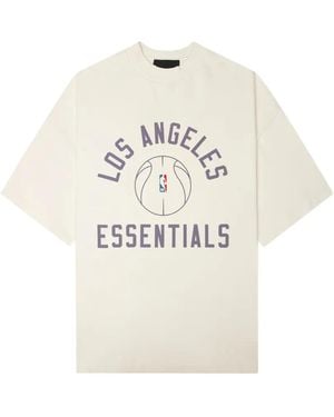 Fear Of God X Lakers Barkley Hendricks 90S Graphic-Print T-Shirt - White
