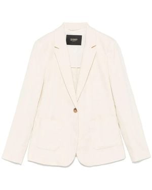 Seventy Slub-Textured Blazer - Natural