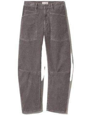 Nili Lotan Shon Corduroy Pants - Gray