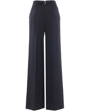 Ermanno Scervino Hose mit Satineinsatz - Blau
