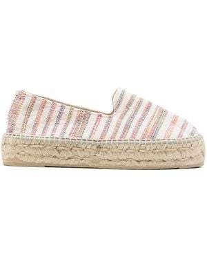 Manebí Striped Espadrilles - Neutro