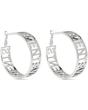 Vetements カットアウト ロゴ ピアス - ホワイト