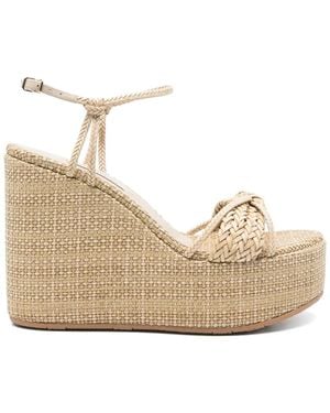 Casadei ウェッジ サンダル - ナチュラル