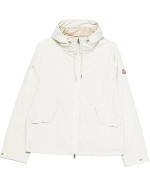 Moncler Hooded Waterproof Jacket - White