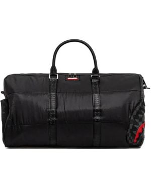 Sprayground Logo-Tag Travel Bag - Black