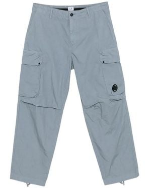 C.P. Company Micro-Reps Boxy Cargo Lens Trousers - Blue