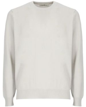 Della Ciana Pullover Mit Rundem Ausschnitt - Weiß