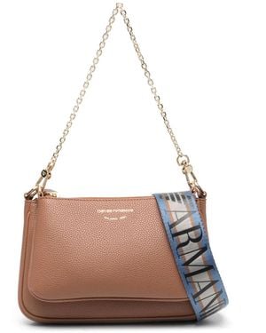 Emporio Armani Chain Shoulder Bag - Brown