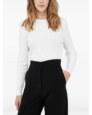 GANT Jersey con logo - Blanco