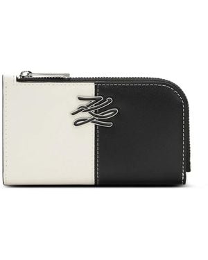 KARL LAGERFELD Cartera K/Autograph Plegable - Negro