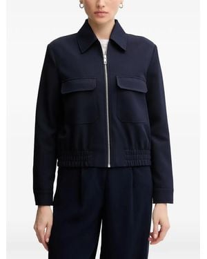 MARC AUREL Chaqueta Con Bolsillos Con Solapa - Azul