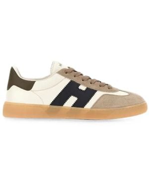 Hogan Logo-Patch Sneakers - White