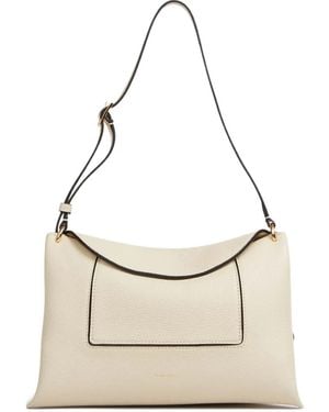 Wandler Penelope Slouch Schultertasche - Natur